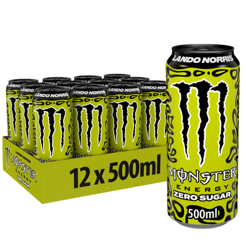Monster Energy Lando Norris Zero Sugar Energy Drink 12 x 500ml
